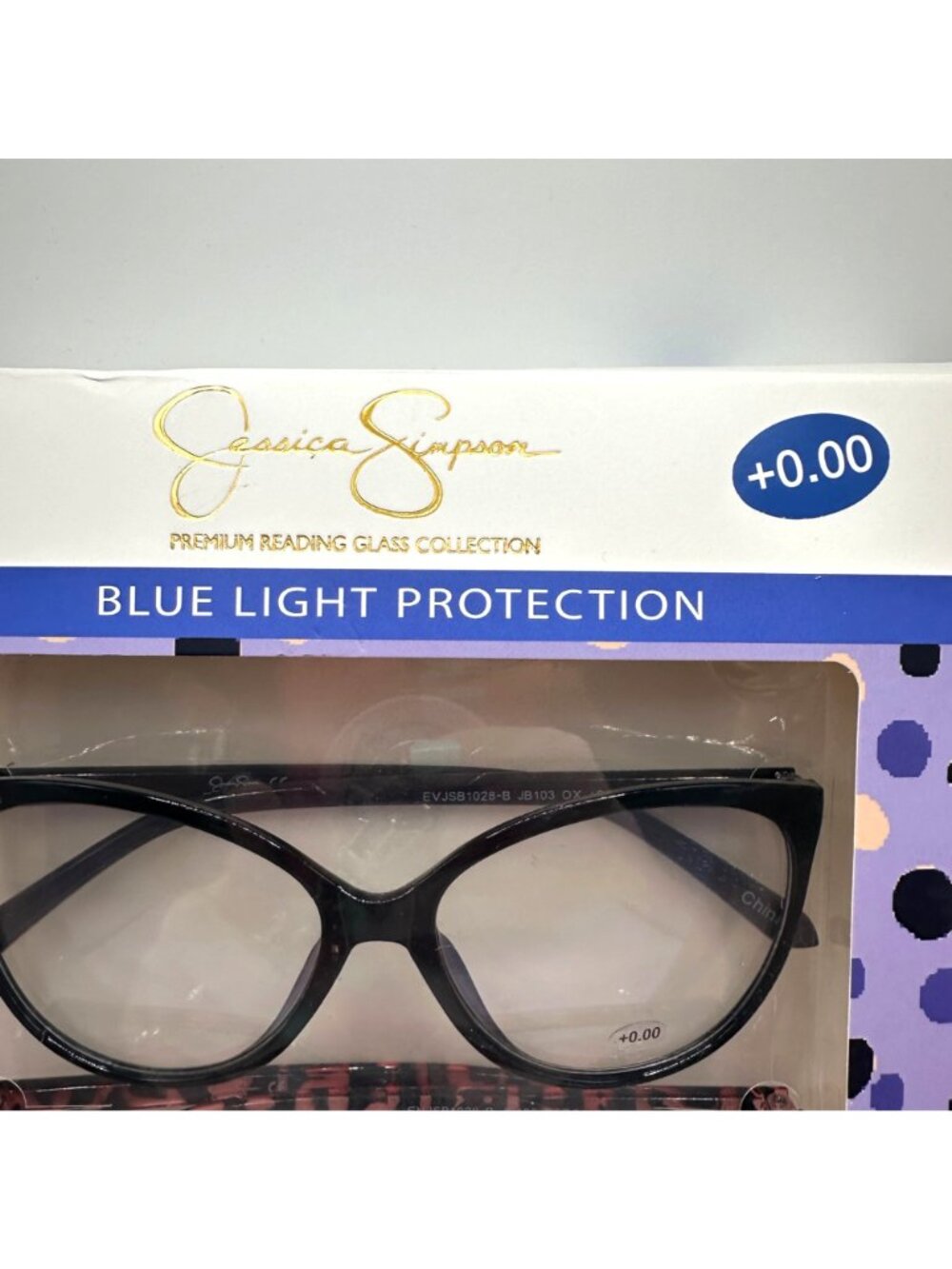 Jessica Simpson Reading Glasses with Blue Light Protection Set of 2 +0.00 NIB - Picture 2 of 5